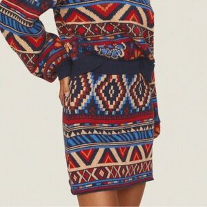 Farm Rio Ainika Tapestry Knit Skirt